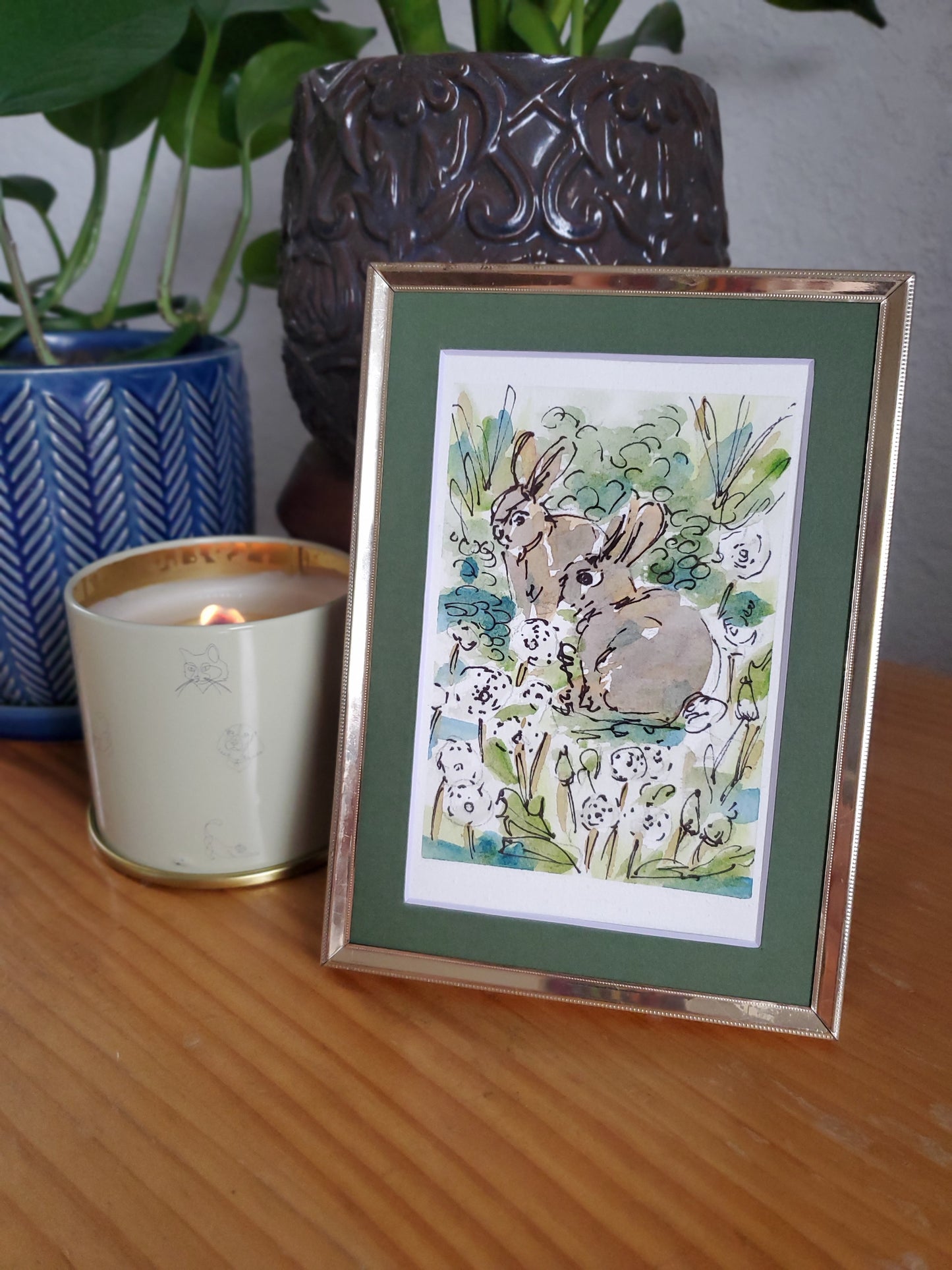 Easter Bunnies in the Meadow - Easter Greeting Cards (4x6)