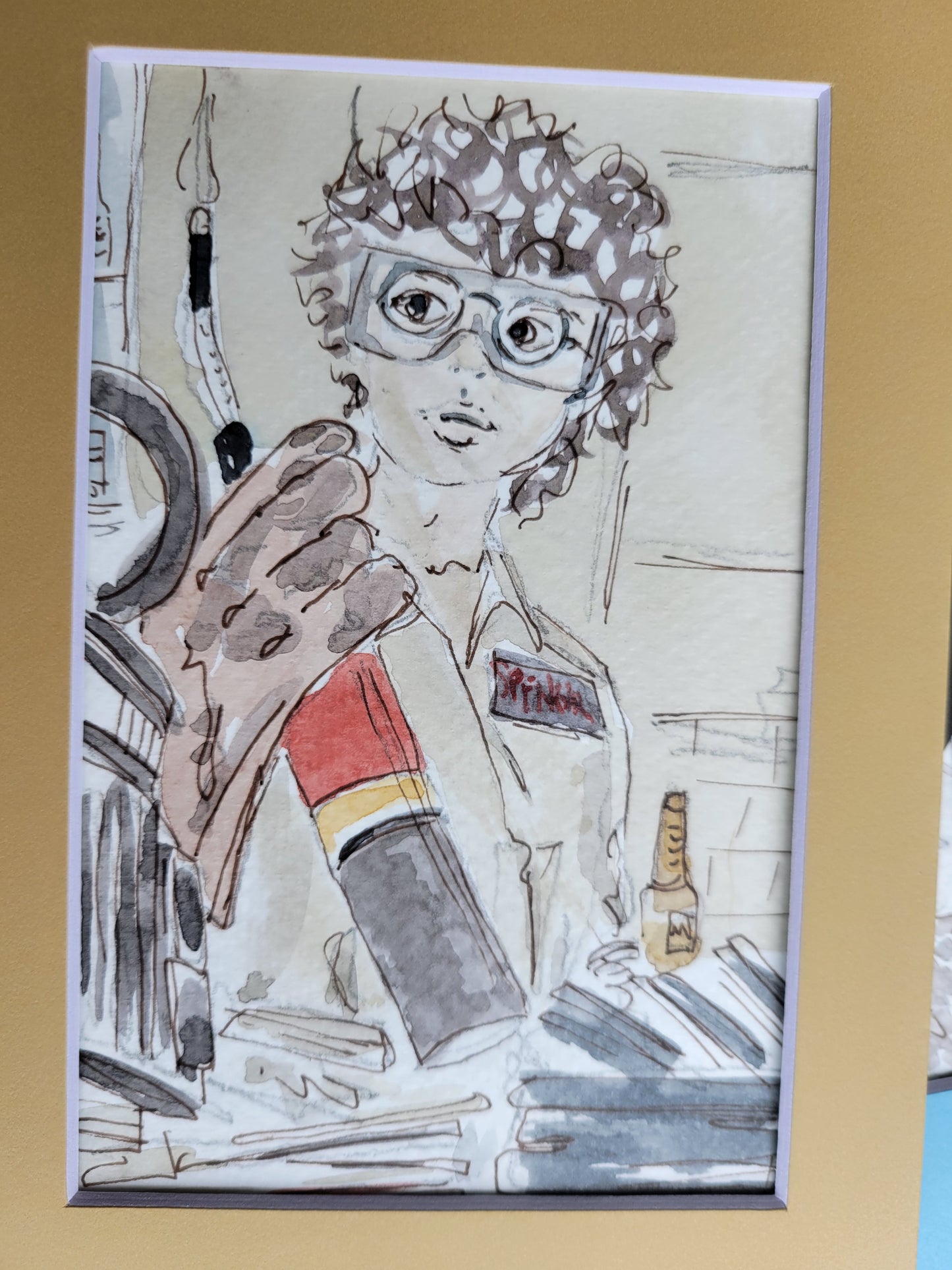 Egon's Legacy - Ghostbusters Movie Ink & Watercolor Artwork