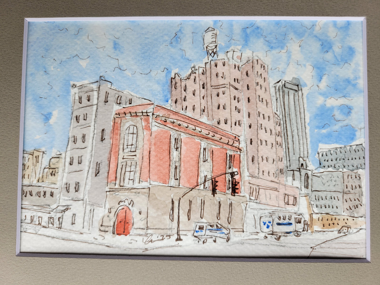 Hook & Ladder Co. 8 - Ghostbusters Movie Original Ink & Watercolor Artwork