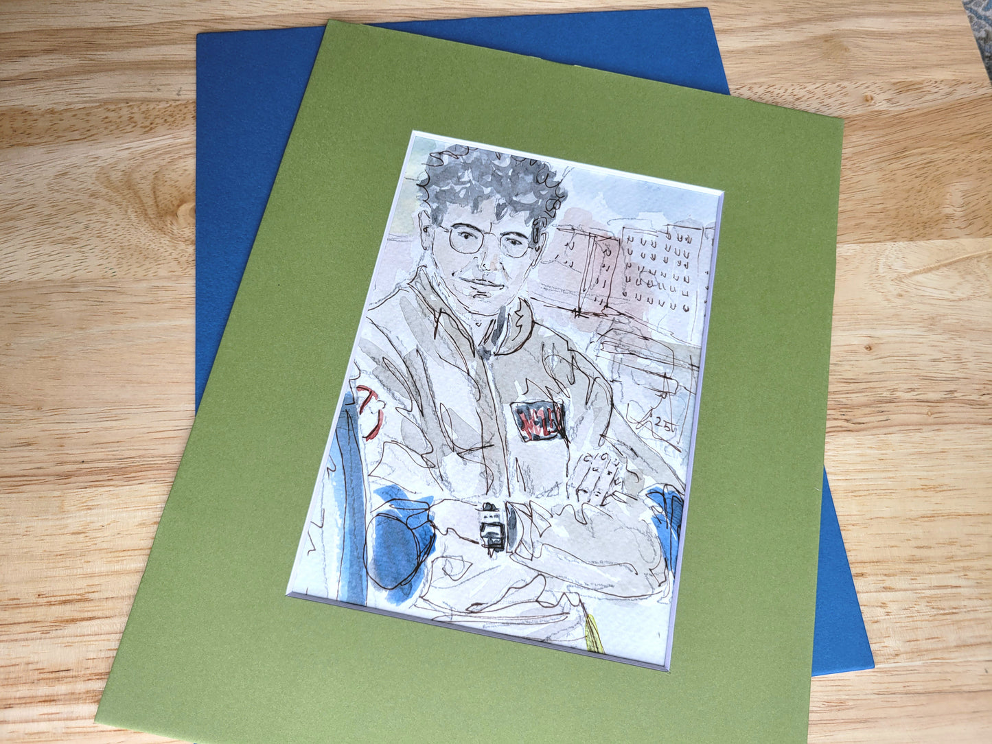 Spengler - Ghostbusters Movie Ink & Watercolor Artwork