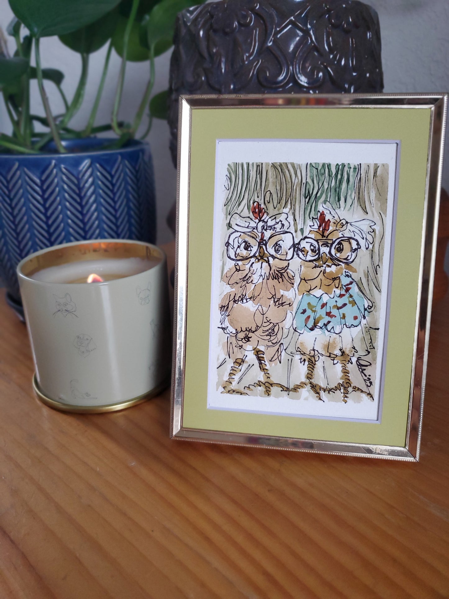 Hipster Farm Friends - Frameable Easter Greeting Cards (4x6)