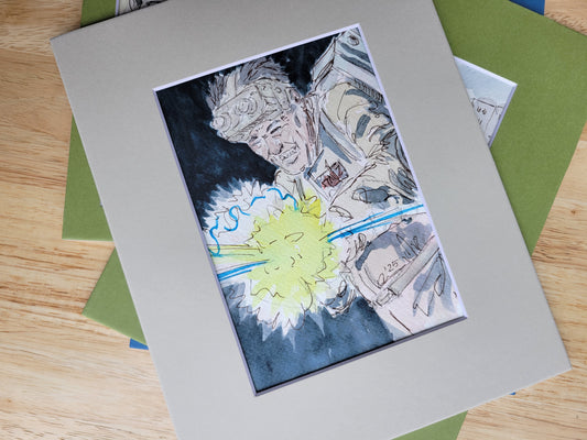"I'll Get it Myself!" - Ghostbusters Movie Ink & Watercolor Artwork