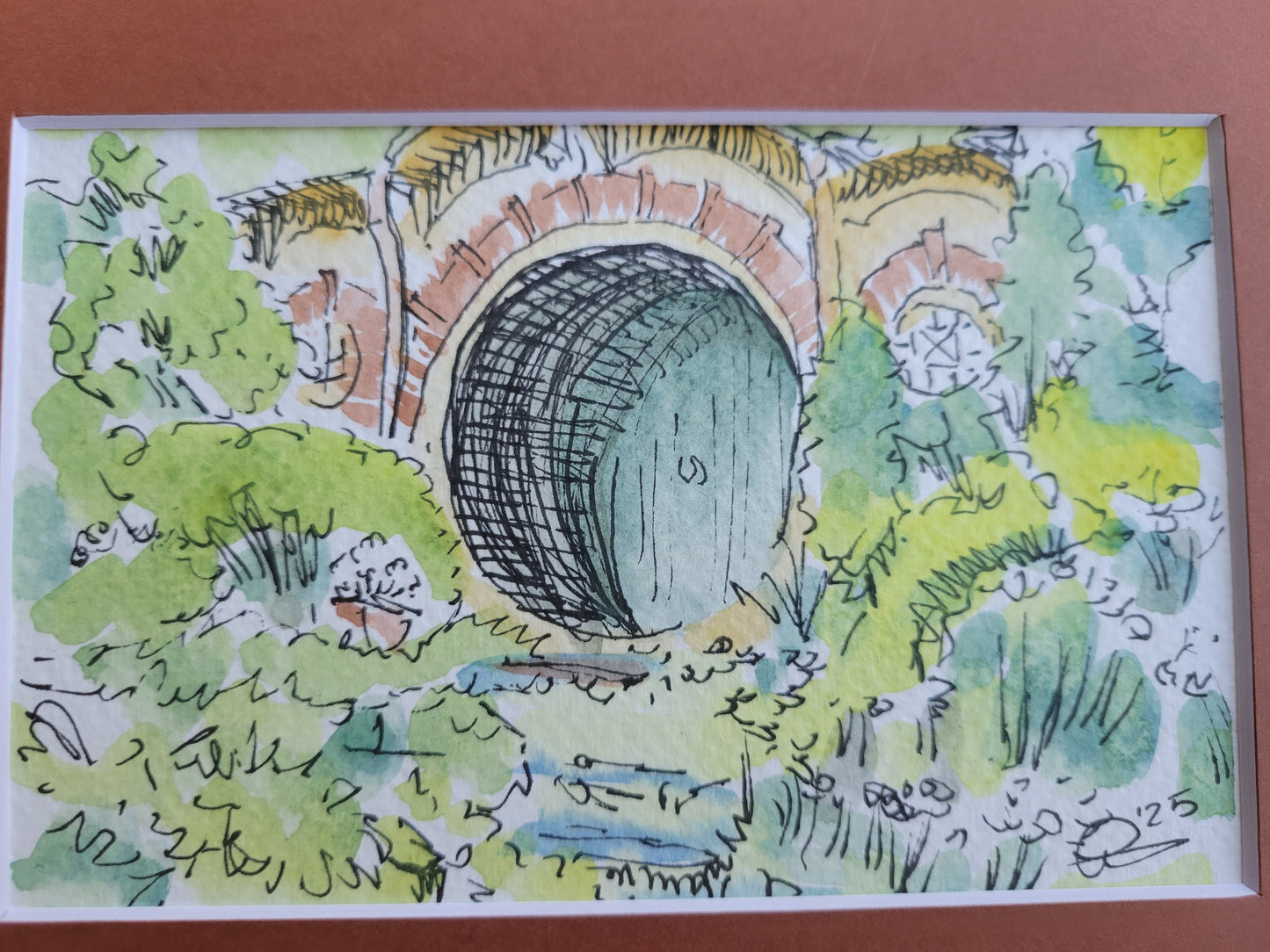 Bag End - Lord of the Rings LOTR Original Ink & Watercolor Artwork