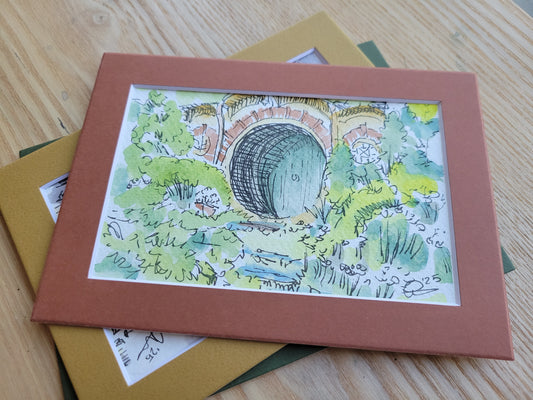Bag End - Lord of the Rings LOTR Original Ink & Watercolor Artwork