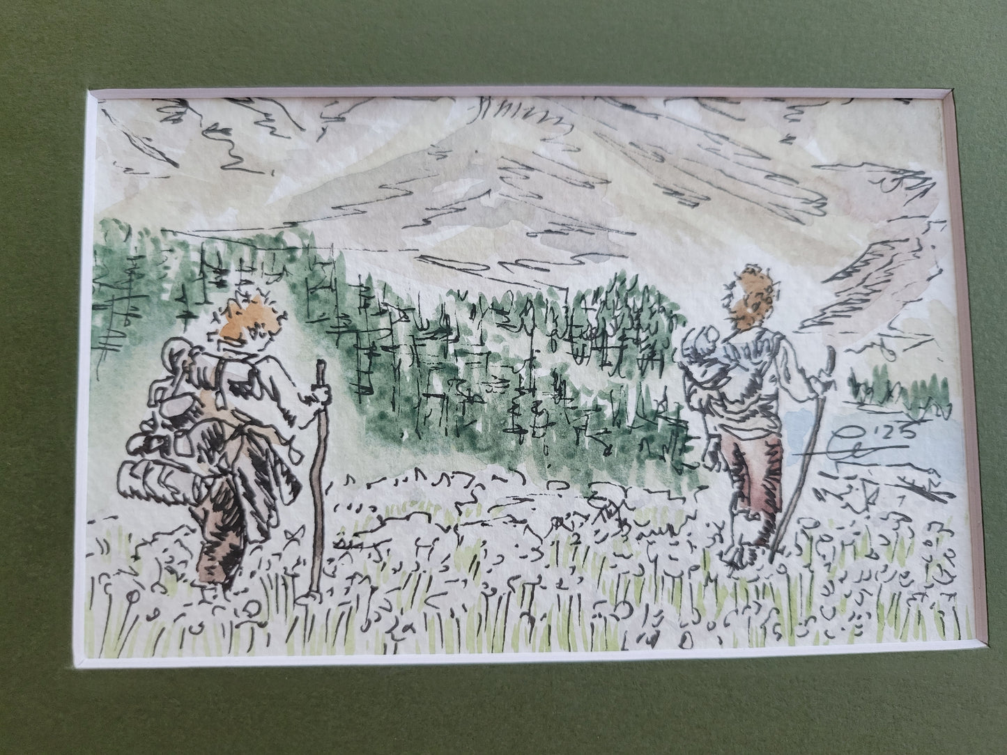 Songs & Tales - Lord of the Rings LOTR Original Ink & Watercolor Artwork