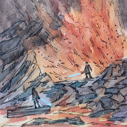 Battle On Mustafar • Paint Night @ Rockabilly Roasting Co.