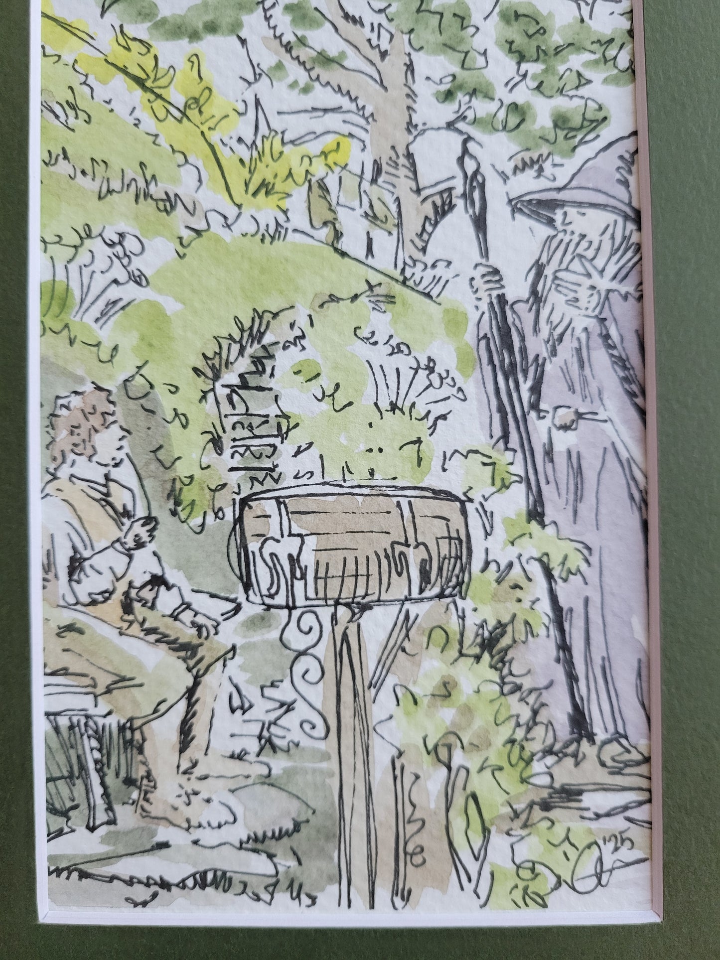 All of them at Once - Lord of the Rings LOTR Original Ink & Watercolor Artwork